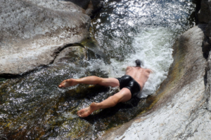 Baignade en rivière