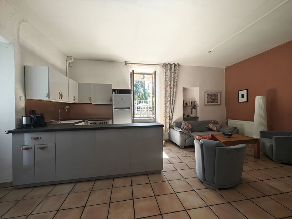 Gîte Châtaignes - Pièce de vie