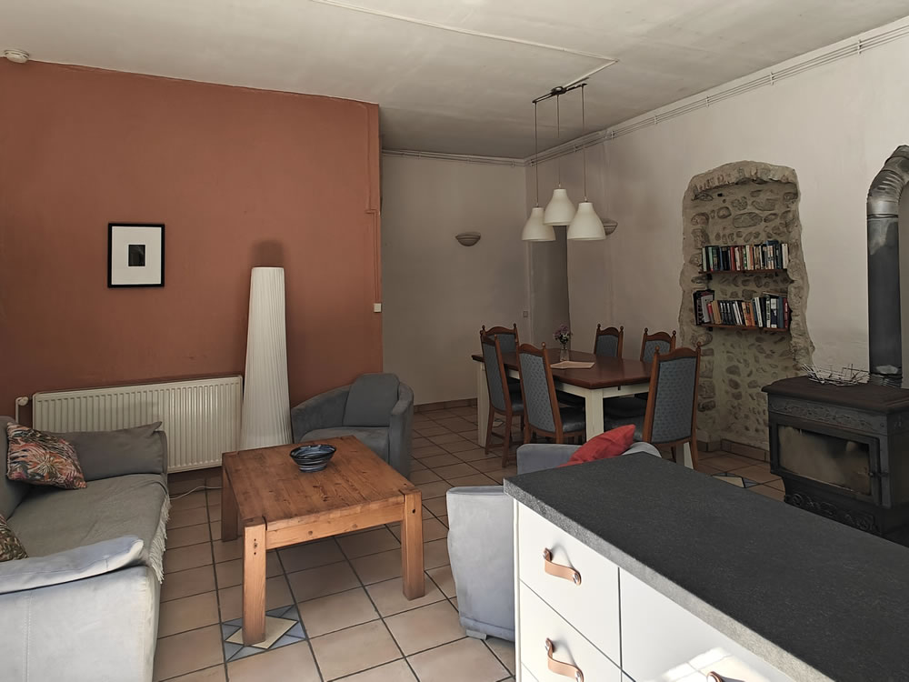 Gîte Châtaignes - Pièce de vie